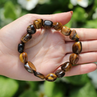 Tiger Eye Tumbled Gemstone Bracelet